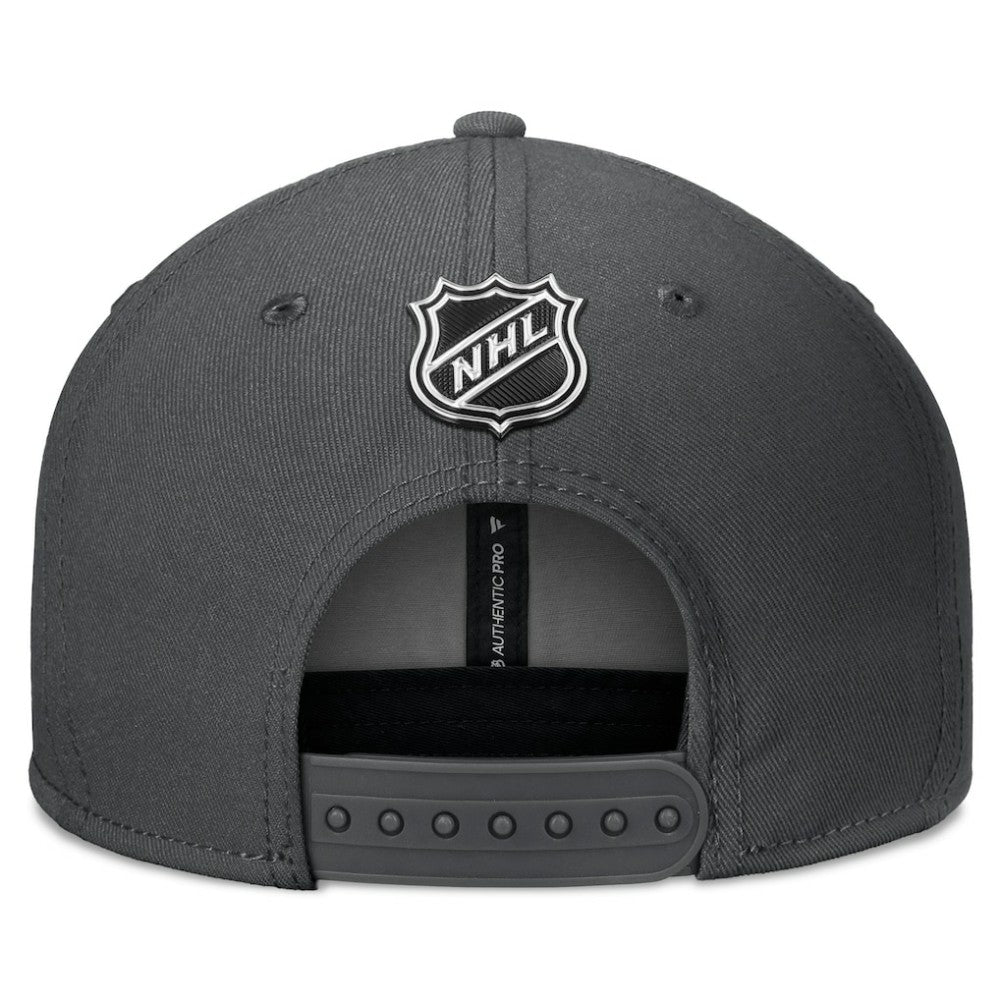Vegas Golden Knights Fanatics Authentic Pro Training Camp Snapback Hat Charcoal