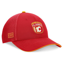Calgary Flames - Fanatics 2024 NHL Draft On Stage Trucker Adjustable Hat Red