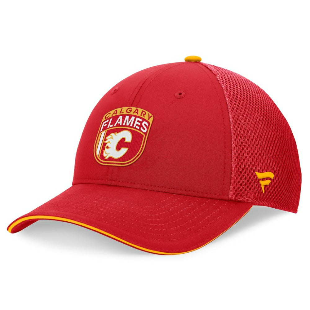 Calgary Flames - Fanatics 2024 NHL Draft On Stage Trucker Adjustable Hat Red