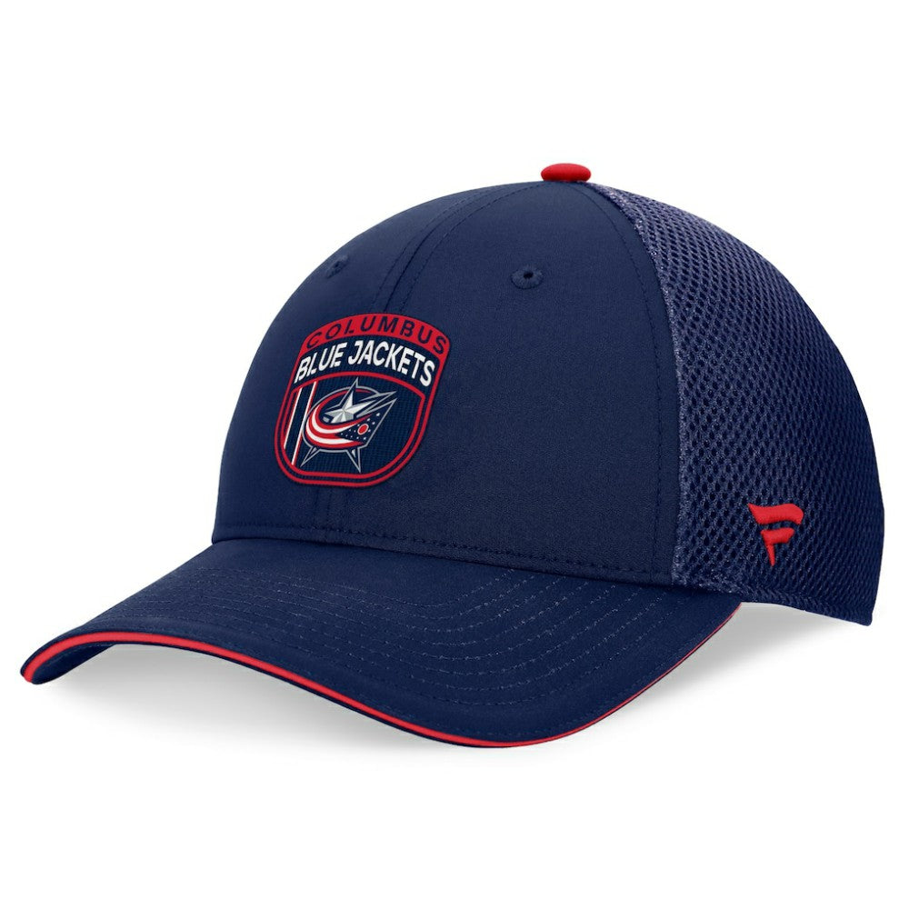 Columbus Blue Jackets - Fanatics 2024 NHL Draft On Stage Trucker Adjustable Hat Navy