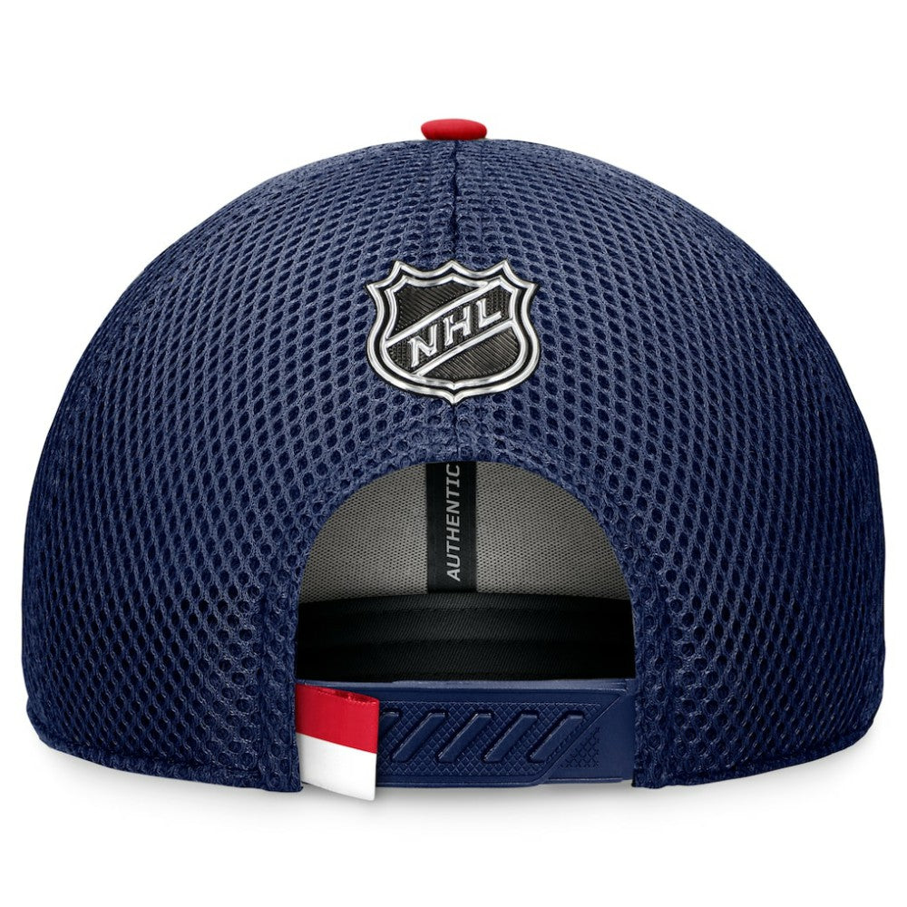 Columbus Blue Jackets - Fanatics 2024 NHL Draft On Stage Trucker Adjustable Hat Navy