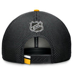 Pittsburgh Penguins Fanatics 2024 NHL Draft On Stage Trucker Adjustable Hat Black