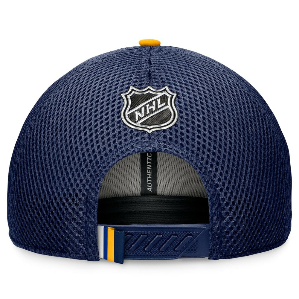 St. Louis Blues - Fanatics 2024 NHL Draft On Stage Trucker Adjustable Hat Navy
