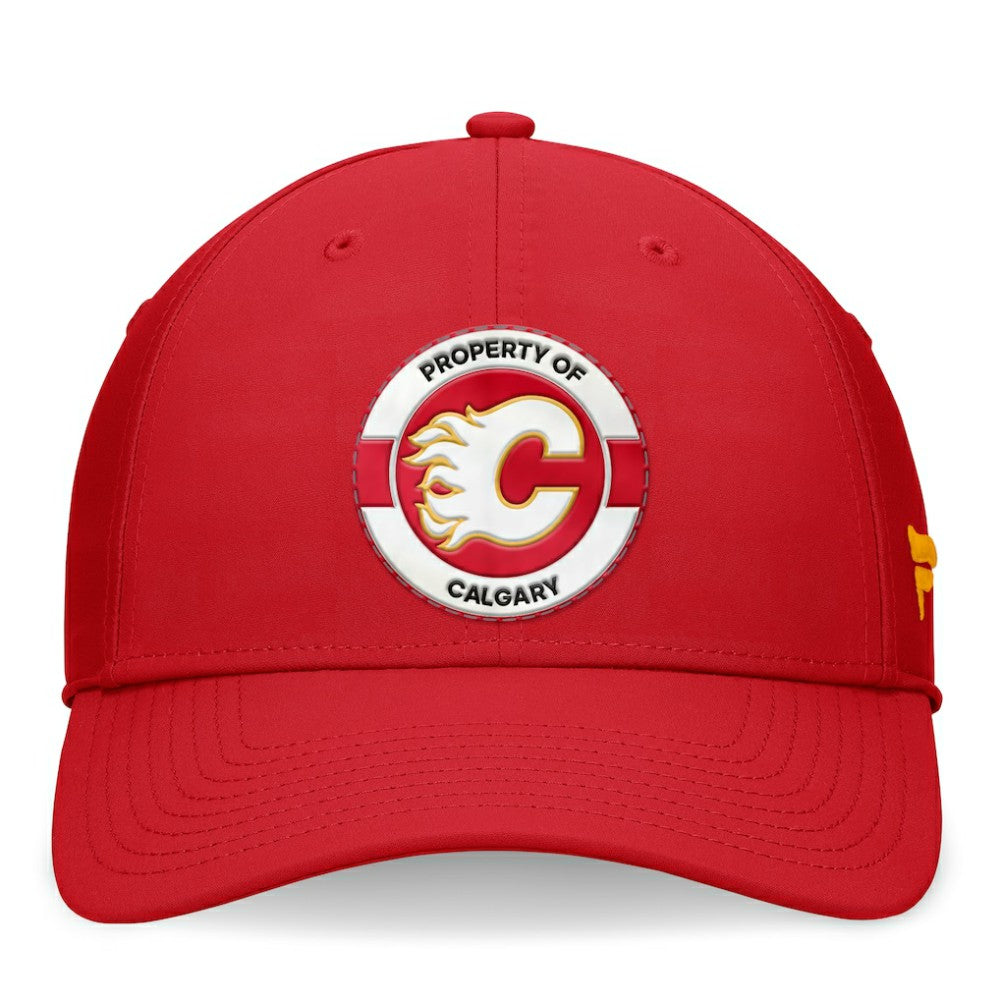 Calgary Flames - Fanatics Authentic Pro Training Camp Flex Hat Red