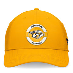 Nashville Predators - Fanatics Authentic Pro Training Camp Flex Hat Gold