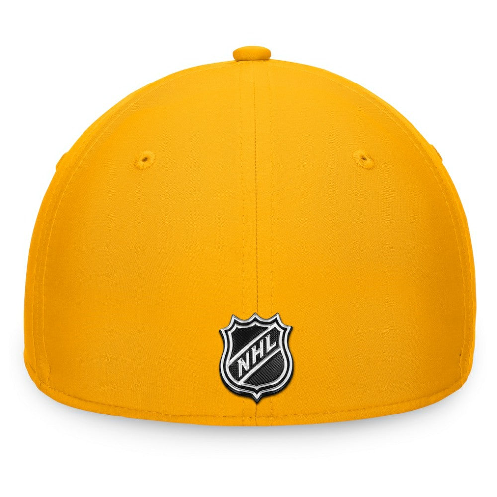 Nashville Predators - Fanatics Authentic Pro Training Camp Flex Hat Gold