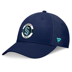 Seattle Kraken Fanatics Authentic Pro Training Camp Flex Hat Deep Sea Blue
