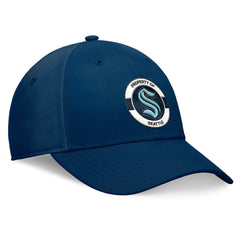 Seattle Kraken Fanatics Authentic Pro Training Camp Flex Hat Deep Sea Blue
