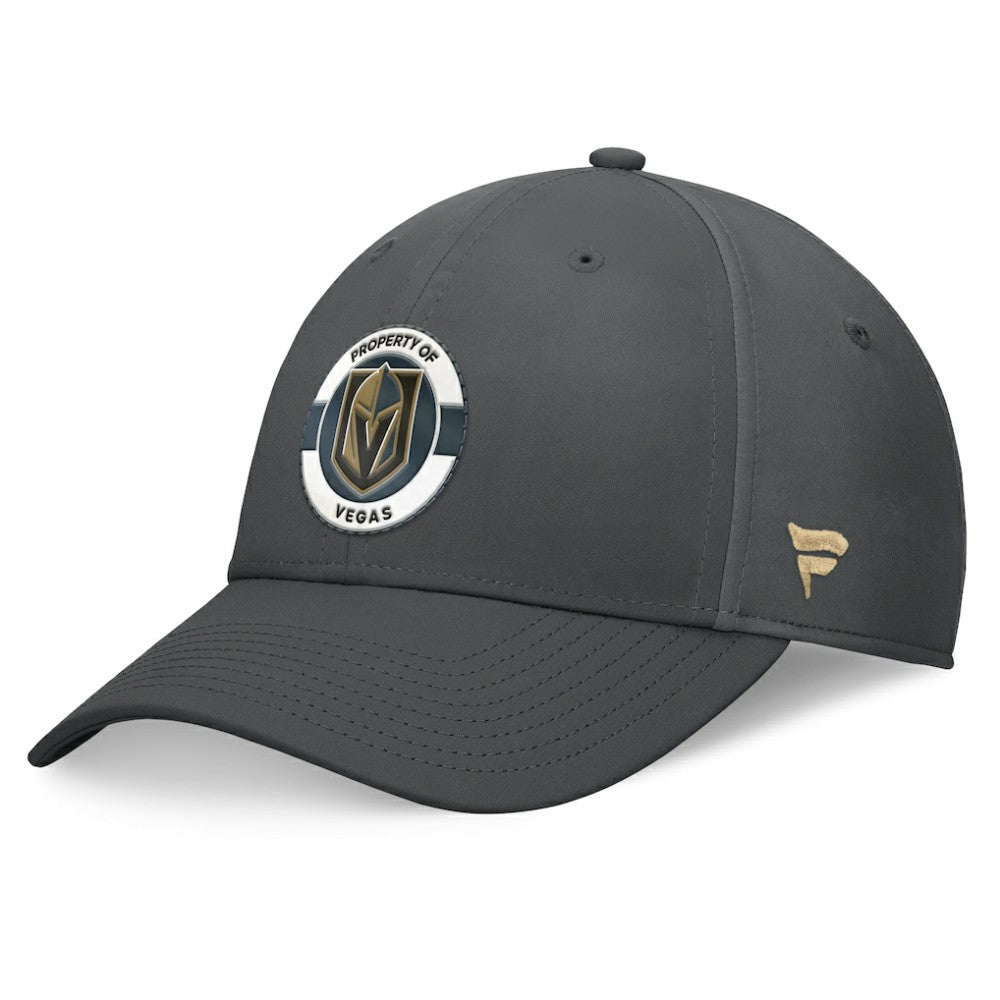 Vegas Golden Knights Fanatics Authentic Pro Training Camp Flex Hat Charcoal
