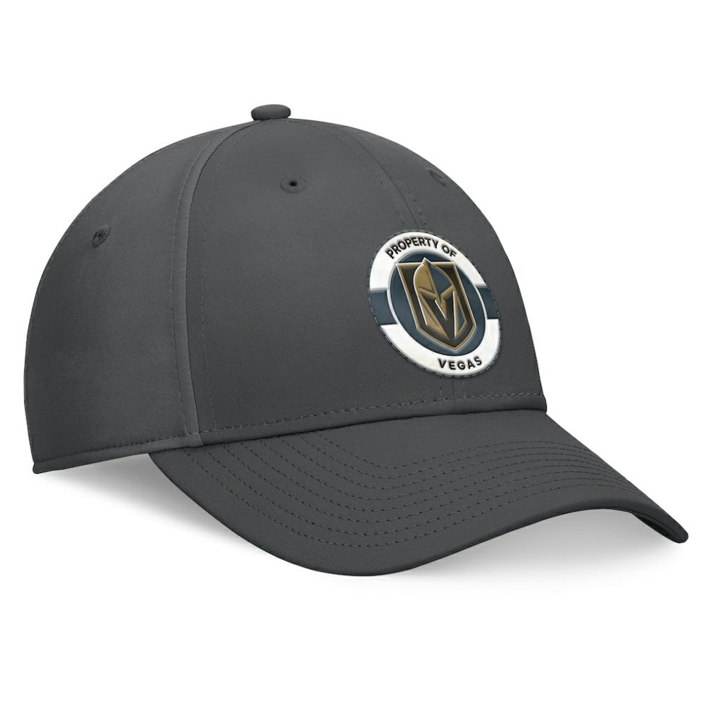 Vegas Golden Knights Fanatics Authentic Pro Training Camp Flex Hat Charcoal
