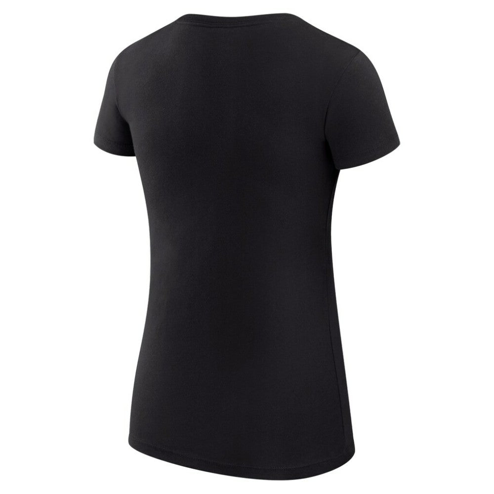 New Jersey Devils - G-III 4Her by Carl Banks Women's Super-Slim Fit Lightweight Filigree Logo T-Shirt – Black