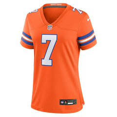 John Elway Denver Broncos Women's Mile High Collection 1977 Throwback Player Game Jersey Orange - Nike