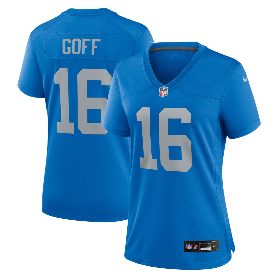 Jared Goff Detroit Lions Women's Alternate Game Jersey Blue - Nike