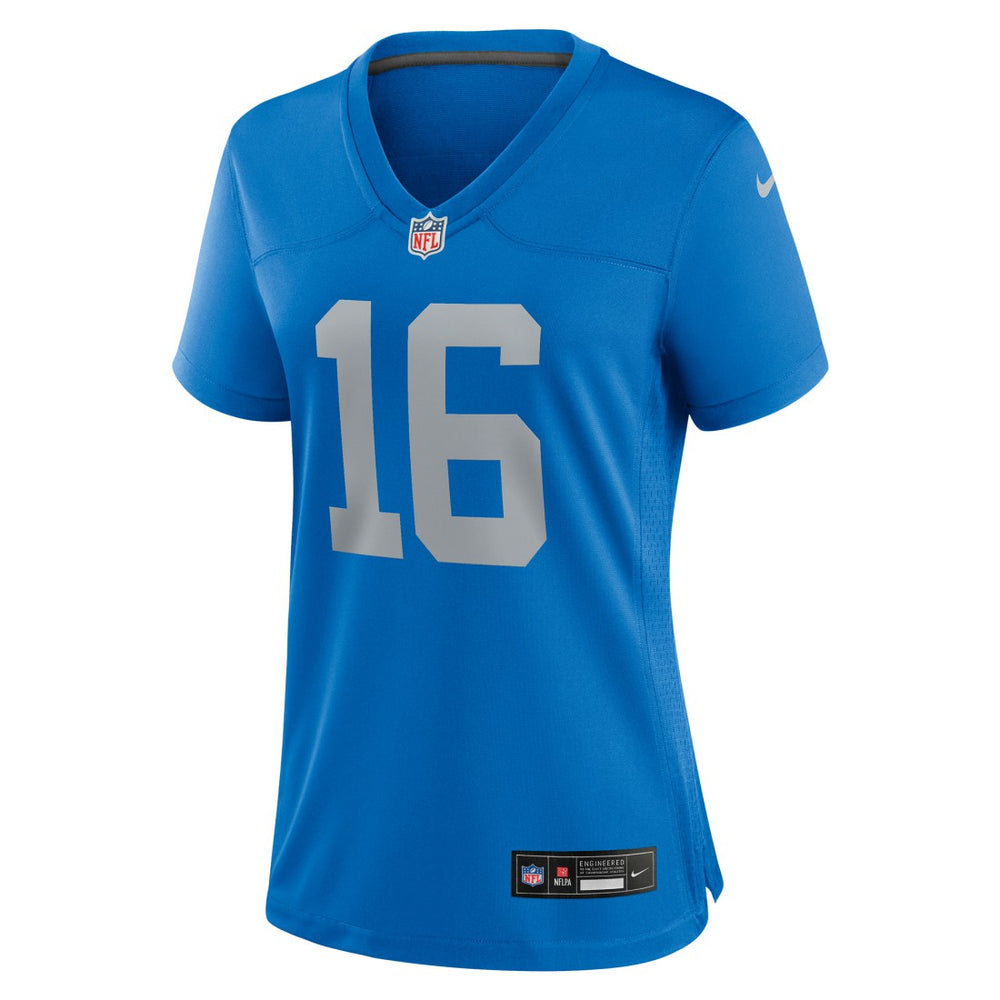 Jared Goff Detroit Lions Women's Alternate Game Jersey Blue - Nike