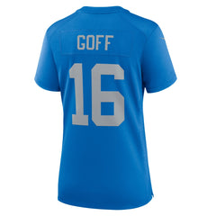 Jared Goff Detroit Lions Women's Alternate Game Jersey Blue - Nike