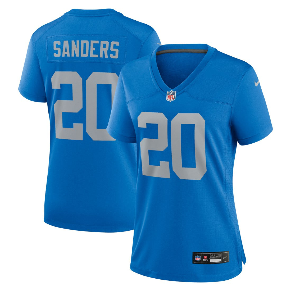 Barry Sanders Detroit Lions Women's Alternate Game Jersey Blue - Nike