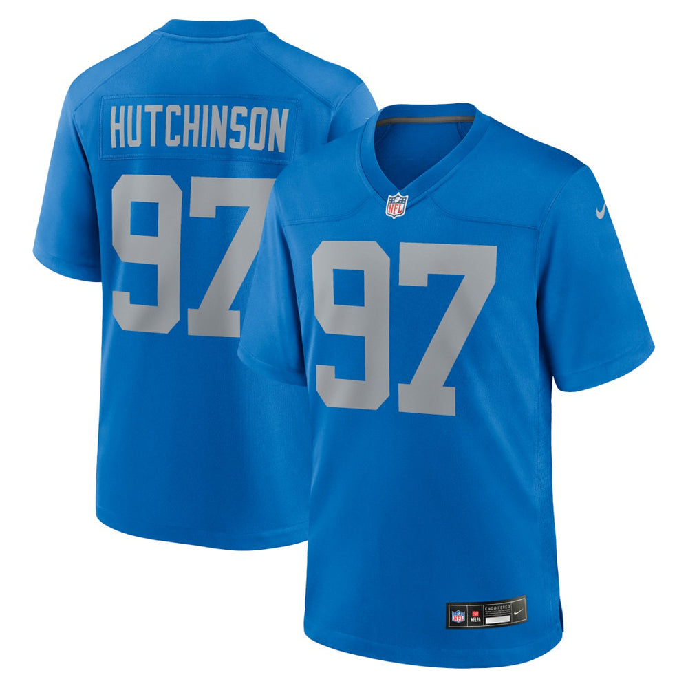 Aidan Hutchinson Detroit Lions Alternate Game Jersey Blue - Nike