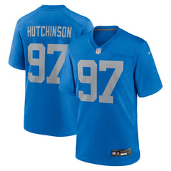 Aidan Hutchinson Detroit Lions Alternate Game Jersey Blue - Nike