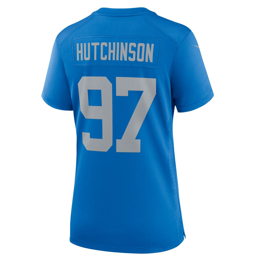 Aidan Hutchinson Detroit Lions Women's Alternate Game Jersey Blue - Nike