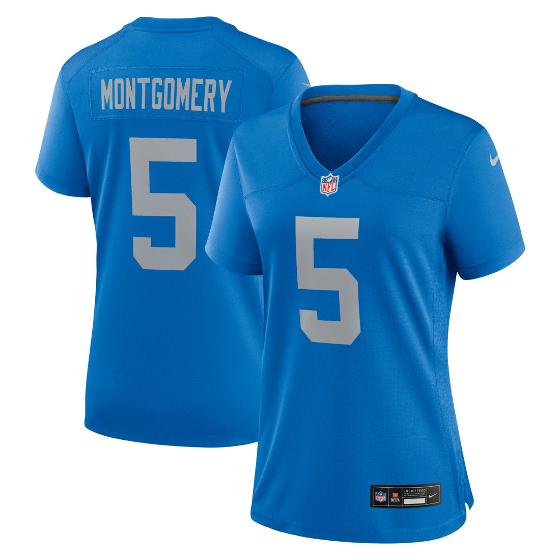 David Montgomery Detroit Lions Women's Alternate Game Jersey Blue - Nike
