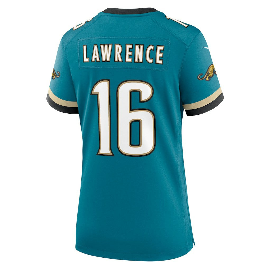 Trevor Lawrence Jacksonville Jaguars Women's Prowler Throwback Game Jersey Teal - Nike