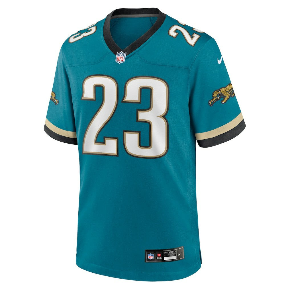 Foye Oluokun Jacksonville Jaguars Prowler Throwback Player Game Jersey Teal - Nike
