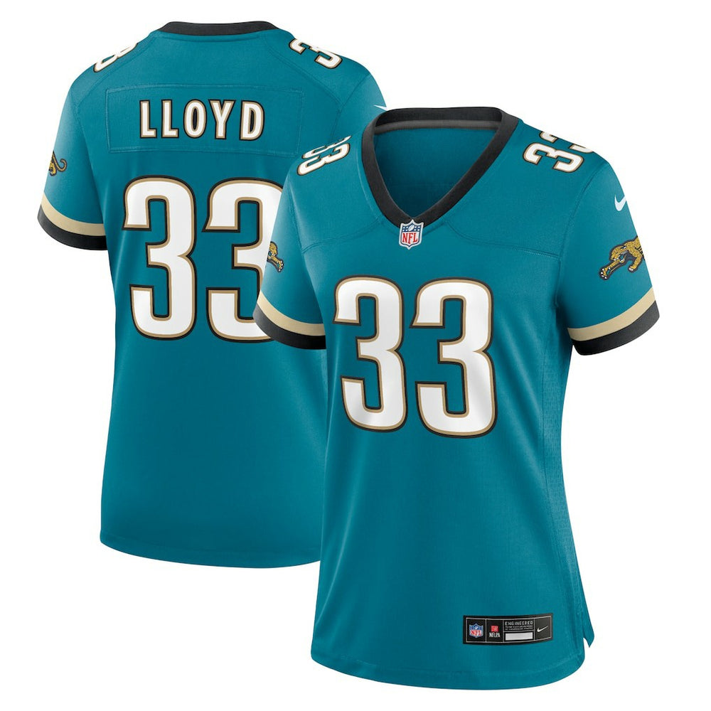 Devin Lloyd Jacksonville Jaguars Women's Prowler Throwback Game Jersey Teal - Nike