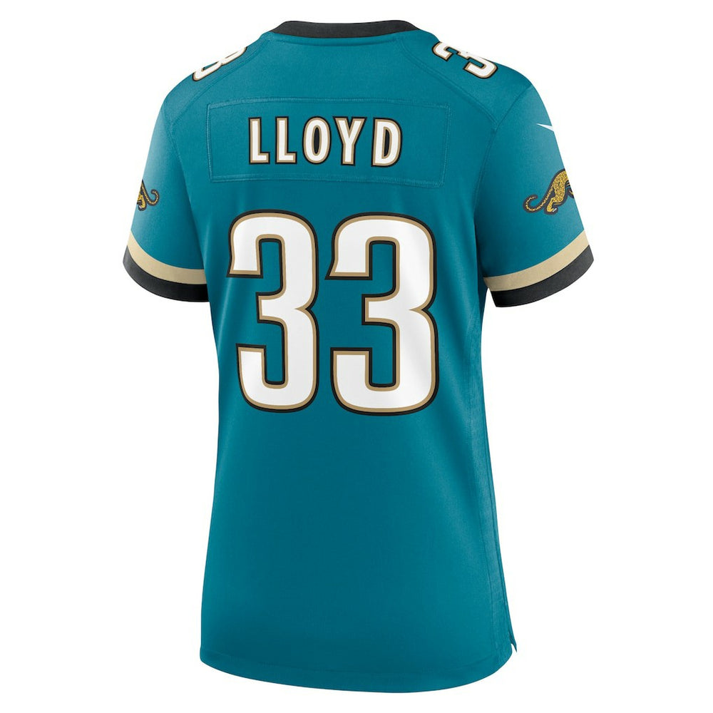 Devin Lloyd Jacksonville Jaguars Women's Prowler Throwback Game Jersey Teal - Nike
