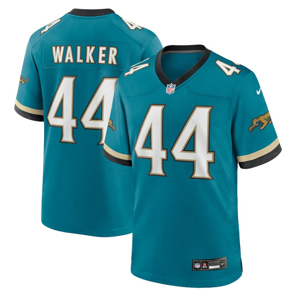 Travon Walker Jacksonville Jaguars Prowler Throwback Player Game Jersey Teal - Nike