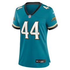Travon Walker Jacksonville Jaguars Women's Prowler Throwback Game Jersey Teal - Nike