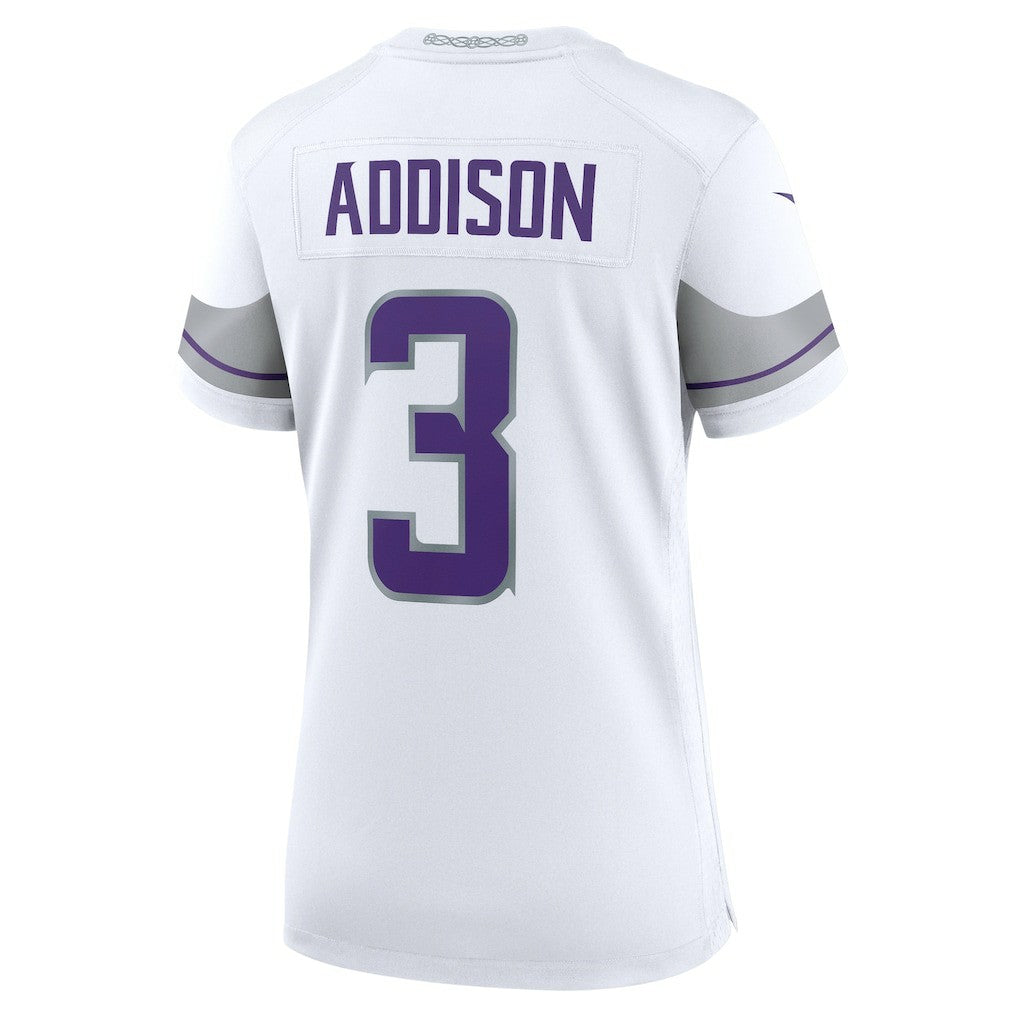 Jordan Addison Minnesota Vikings Women's Alternate Game Player Jersey White - Nike