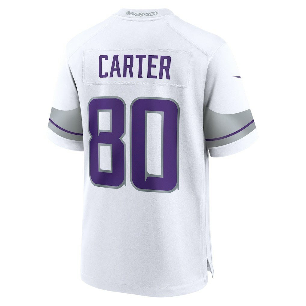 Cris Carter Minnesota Vikings Alternate Retired Player Game Jersey White - Nike