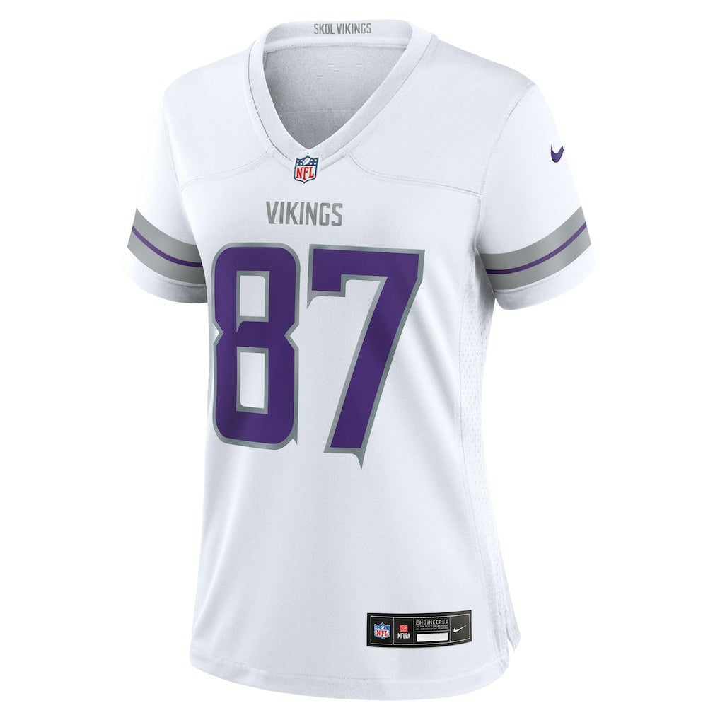 T.J. Hockenson Minnesota Vikings Women's Alternate Game Player Jersey White - Nike
