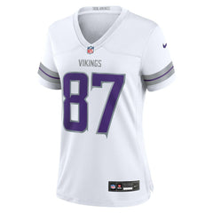 T.J. Hockenson Minnesota Vikings Women's Alternate Game Player Jersey White - Nike