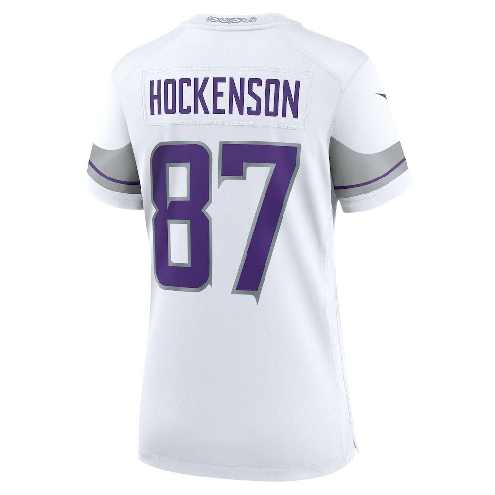 T.J. Hockenson Minnesota Vikings Women's Alternate Game Player Jersey White - Nike