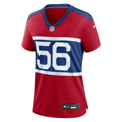 Lawrence Taylor New York Giants Women's Alternate Retired Player Game Jersey Century Red - Nike