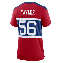Lawrence Taylor New York Giants Women's Alternate Retired Player Game Jersey Century Red - Nike
