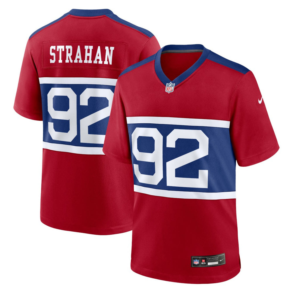 Michael Strahan New York Giants Alternate Retired Player Game Jersey Century Red - Nike