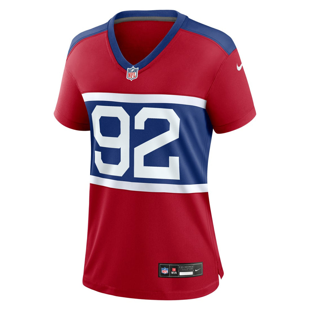 Michael Strahan New York Giants Women's Alternate Retired Player Game Jersey Century Red - Nike