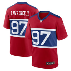 Dexter Lawrence II New York Giants Alternate Player Game Jersey Century Red - Nike