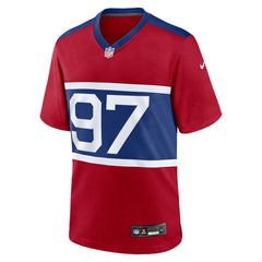 Dexter Lawrence II New York Giants Alternate Player Game Jersey Century Red - Nike