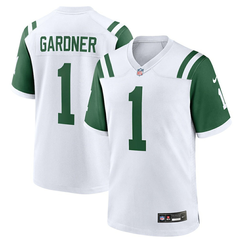 Ahmad Sauce Gardner New York Jets Classic Alternate Game Jersey White - Nike