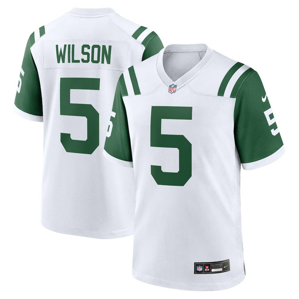 Garrett Wilson New York Jets Classic Alternate Game Jersey - White | NFL Jerseys