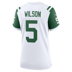 Garrett Wilson New York Jets Women's Classic Alternate Game Jersey White - Nike