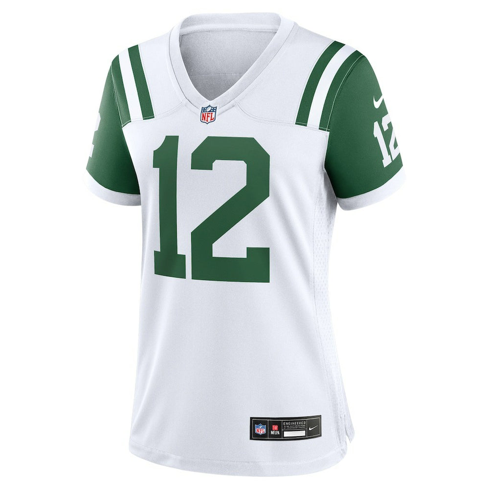 Joe Namath New York Jets Women's Classic Alternate Retired Player Game Jersey White - Nike