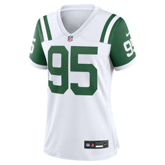 Quinnen Williams New York Jets Women's Classic Alternate Game Jersey White - Nike