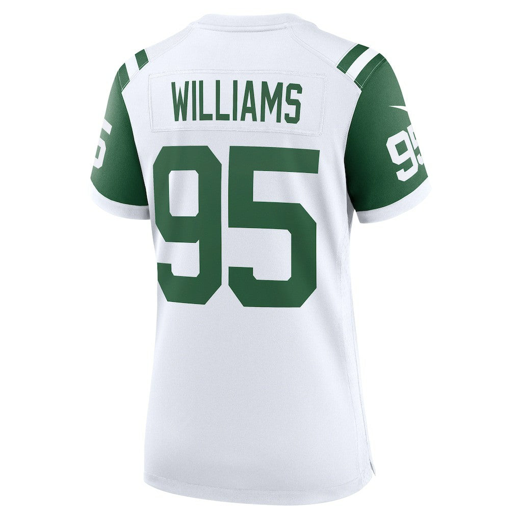 Quinnen Williams New York Jets Women's Classic Alternate Game Jersey White - Nike
