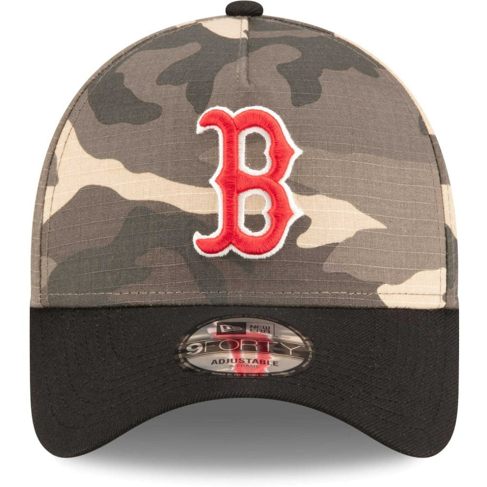 Boston Red Sox New Era Camo Crown A-Frame 9FORTY Adjustable Hat Sale