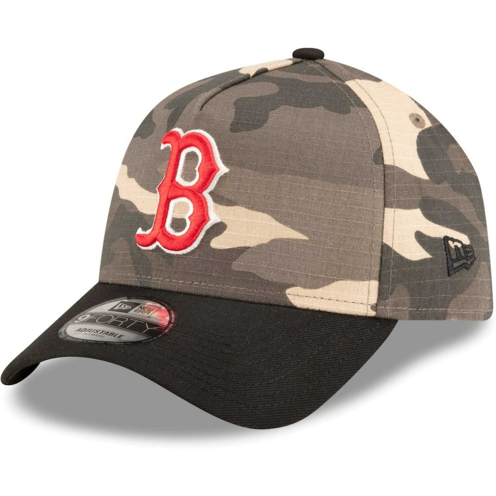 Boston Red Sox New Era Camo Crown A-Frame 9FORTY Adjustable Hat Sale
