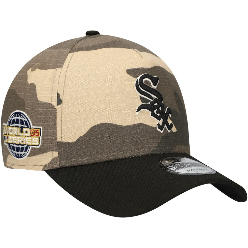 Chicago White Sox New Era Camo Crown A-Frame 9FORTY Adjustable Hat Sale
